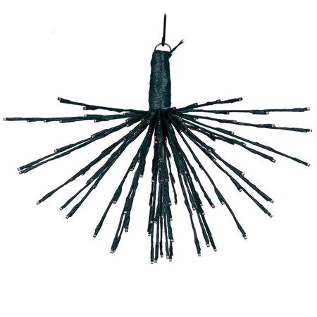 Haz 24 x 20 in. 160 Starburst Twinkle LED Wide Angle Light, Green & Warm White HA3252330